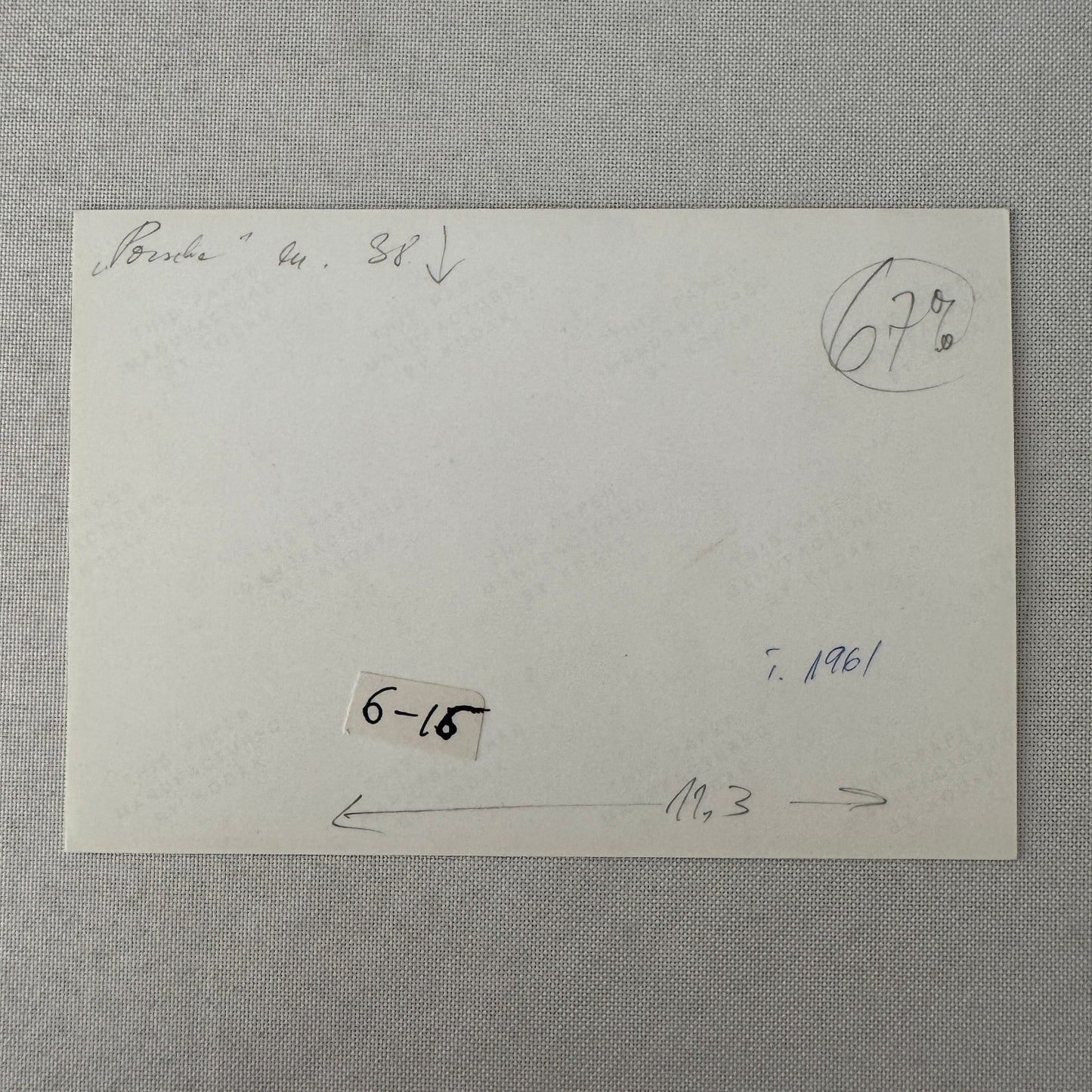 Porsche Car Engine Photo Photograph Print Unidentified