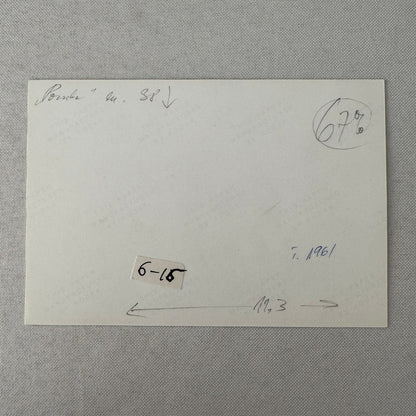 Porsche Car Engine Photo Photograph Print Unidentified