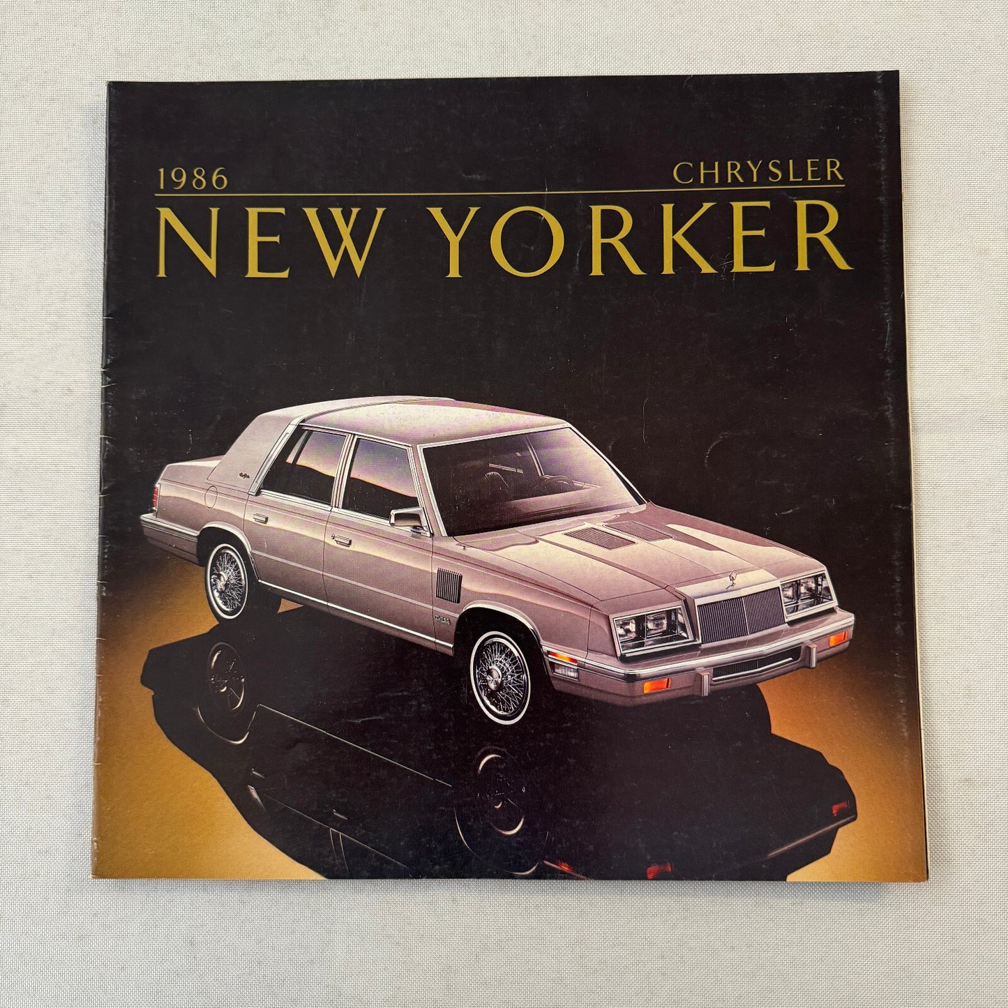 1986 Chrysler New Yorker Car Sales Brochure Catalog Advertising