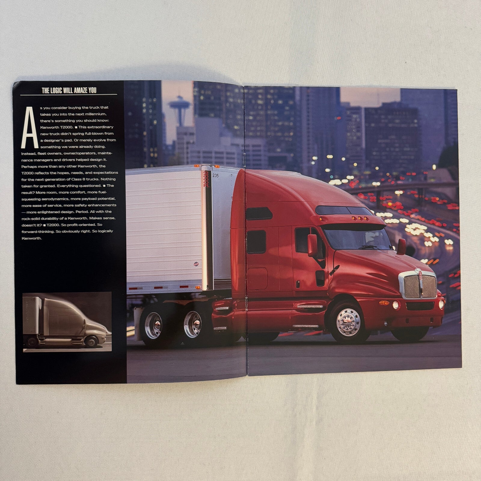 1996 Kenworth T2000 Truck Sales Brochure Catalog - Original
