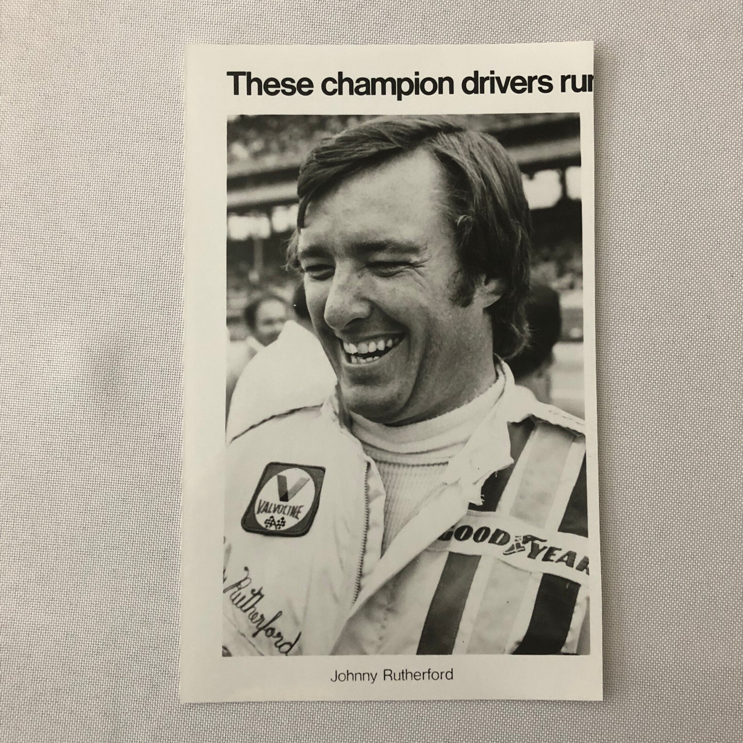 Johnny Rutherford Indy McLaren Racing Photo Photograph Lot of 3 Indianapolis