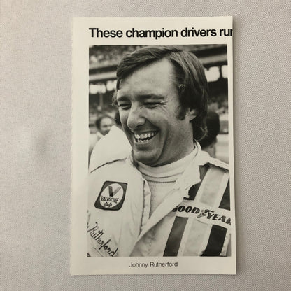 Johnny Rutherford Indy McLaren Racing Photo Photograph Lot of 3 Indianapolis