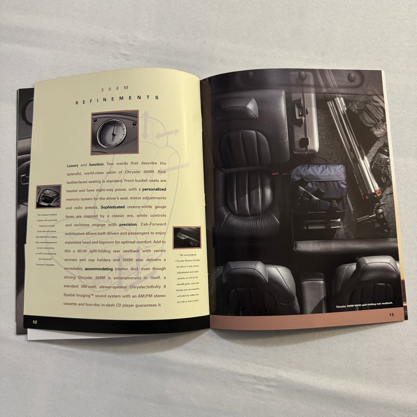 2000 Chrysler 300M Car Sales Brochure Catalog Advertising Chrysler 300 M