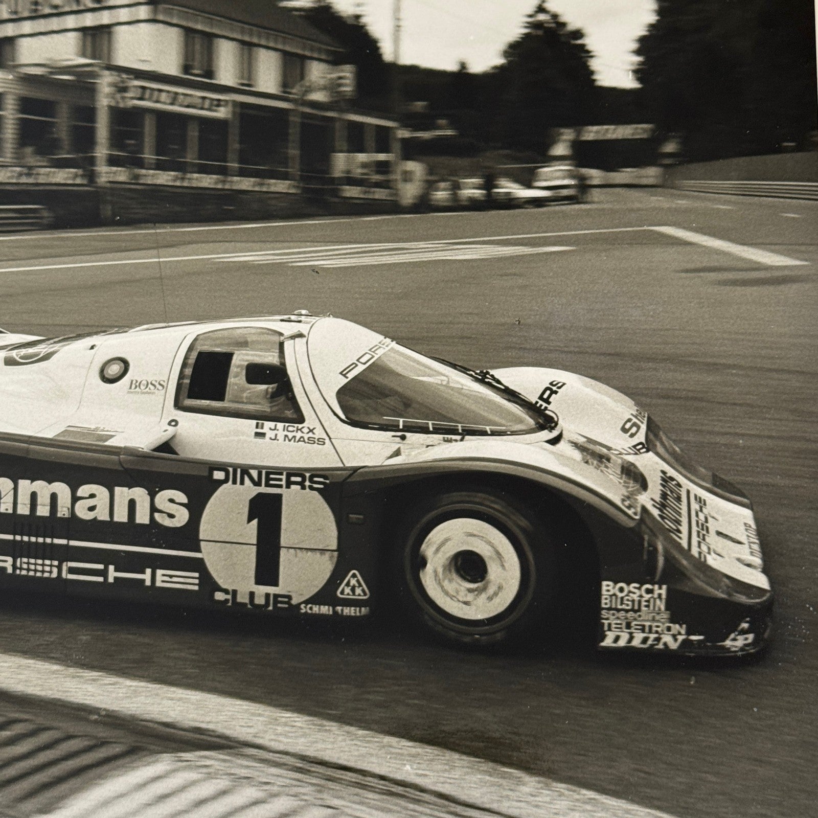 Porsche 956 Rothmans Racing Race Car Photo Photograph Print Vintage
