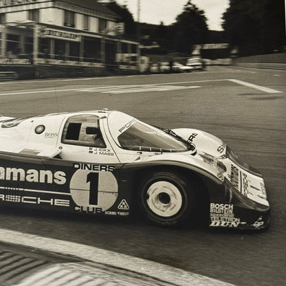 Porsche 956 Rothmans Racing Race Car Photo Photograph Print Vintage