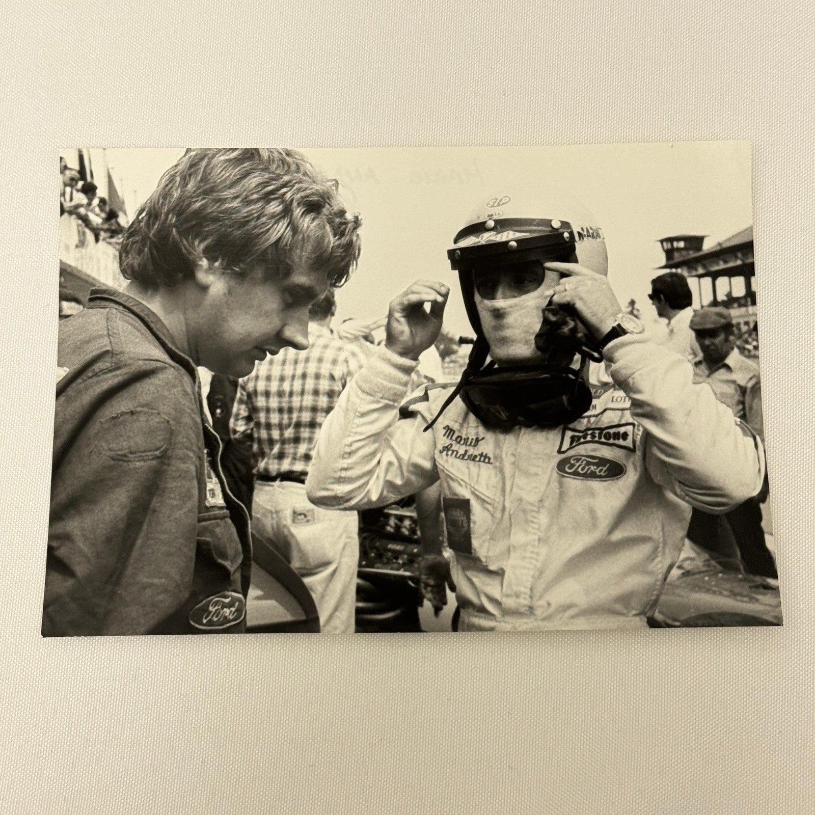 Vintage Racing Photo Mario Andretti 1969 German Grand Prix Motorsport Dave Sims