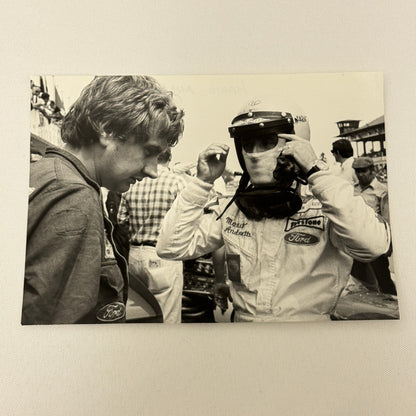 Vintage Racing Photo Mario Andretti 1969 German Grand Prix Motorsport Dave Sims