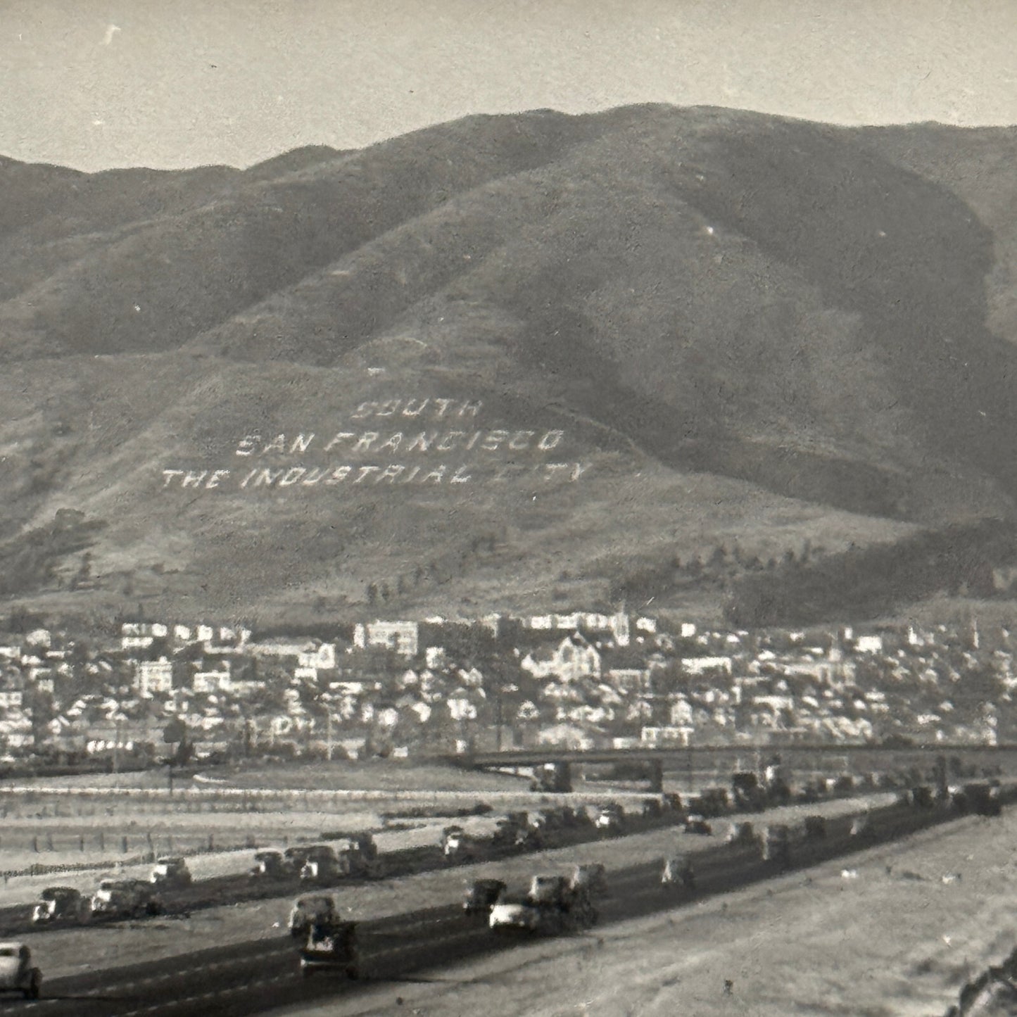 Vintage Cars on California Highway Photo Photograph Print Associated Press