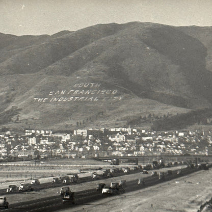 Vintage Cars on California Highway Photo Photograph Print Associated Press