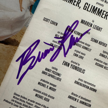 Glimmer Glimmer and Shine Cast Signed Theater Playbill Autographed Signature