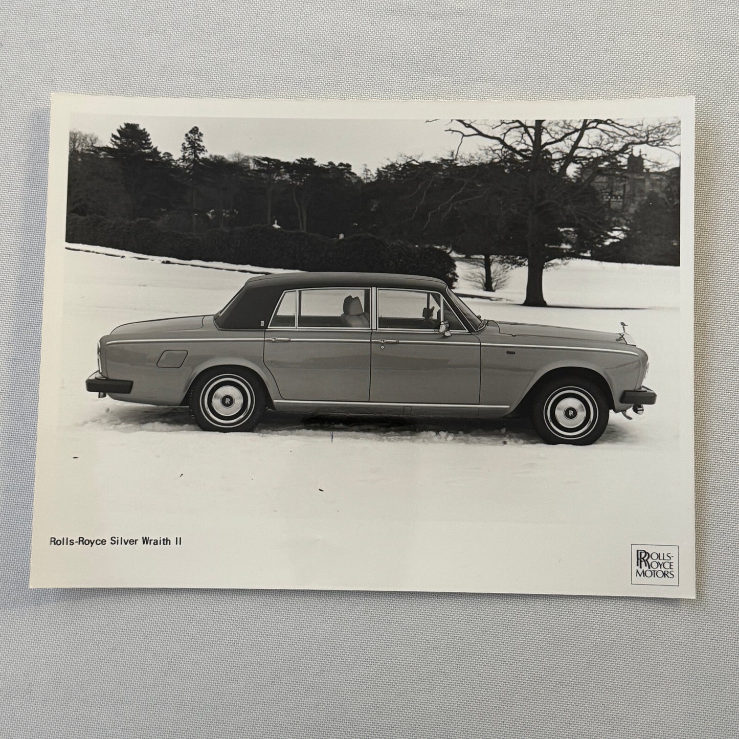 Rolls Royce Silver Wraith II Car Factory Press Photo Photograph Print 1980