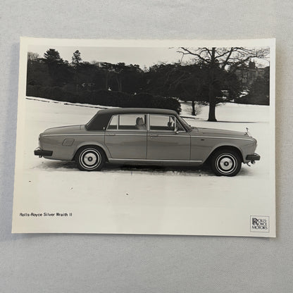 Rolls Royce Silver Wraith II Car Factory Press Photo Photograph Print 1980