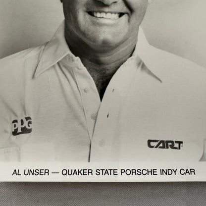Al Unser Porsche Quaker State Indy Racing Driver Factory Press Photo Photograph