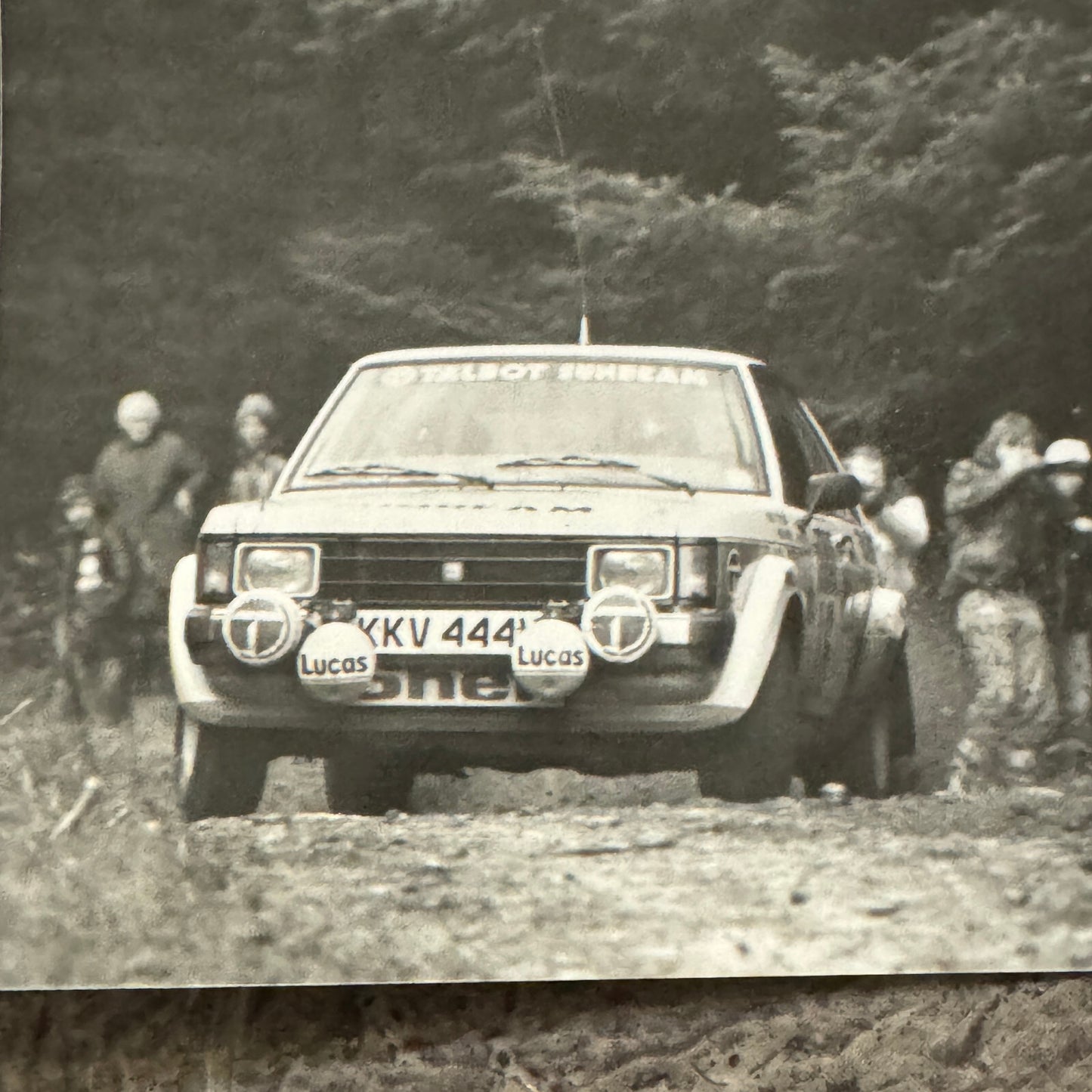 1980 RAC Rally Rallye Car Racing Photo Photograph Talbot Sunbeam Vintage Car