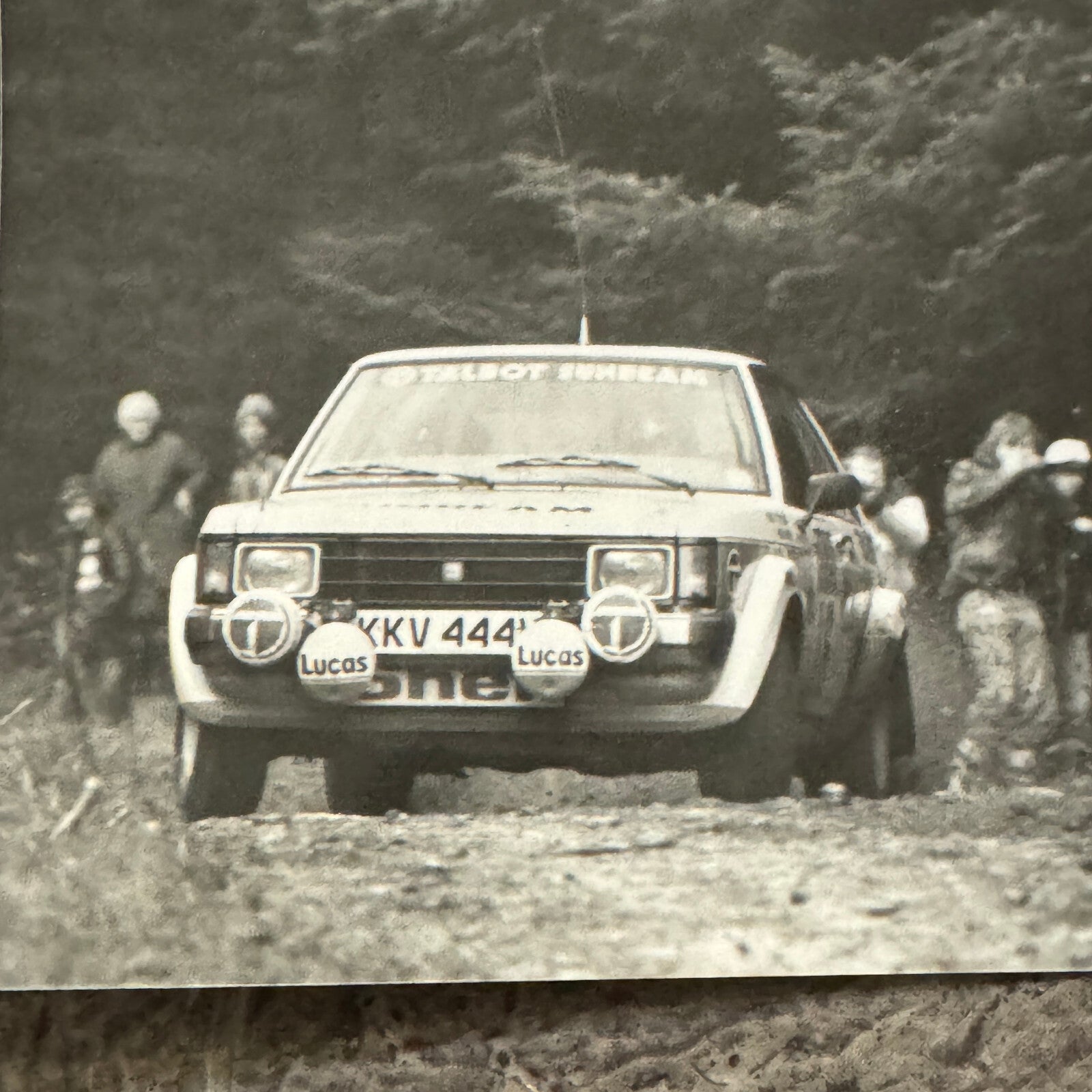 1980 RAC Rally Rallye Car Racing Photo Photograph Talbot Sunbeam Vintage Car