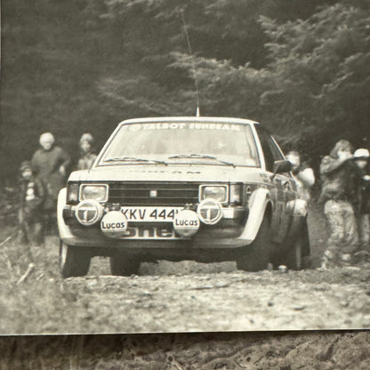 1980 RAC Rally Rallye Car Racing Photo Photograph Talbot Sunbeam Vintage Car