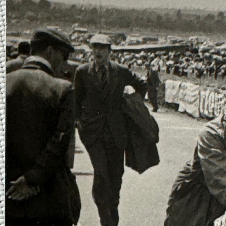 Vintage Racing Photograph Unidentified Race Car Driver Rodolfo Mailander Photo