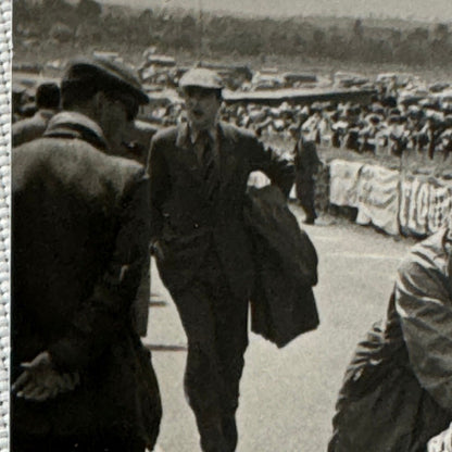 Vintage Racing Photograph Unidentified Race Car Driver Rodolfo Mailander Photo