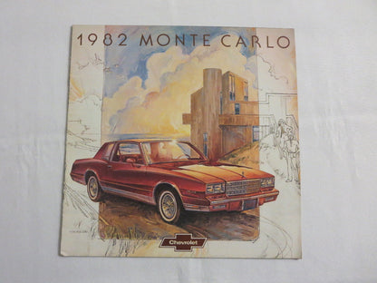 1982 Chevrolet Chevy Monte Carlo Sales Brochure Catalog