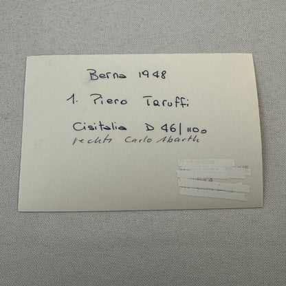 Piero Taruffi Cisitalia D46 1100 Racing Photo Photograph Modern Print