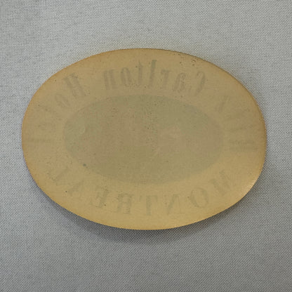 Vintage Hotel Travel Label Ritz Carlton Hotel Montreal Quebec Canada Canadian