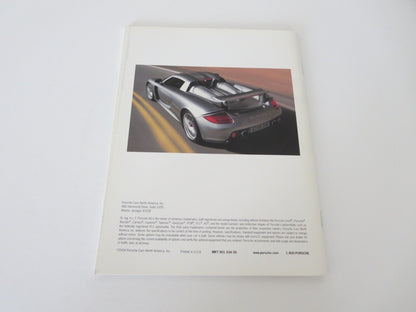 2005 Porsche Sales Brochure Catalog Boxster S 911 Carrera GT Cayenne
