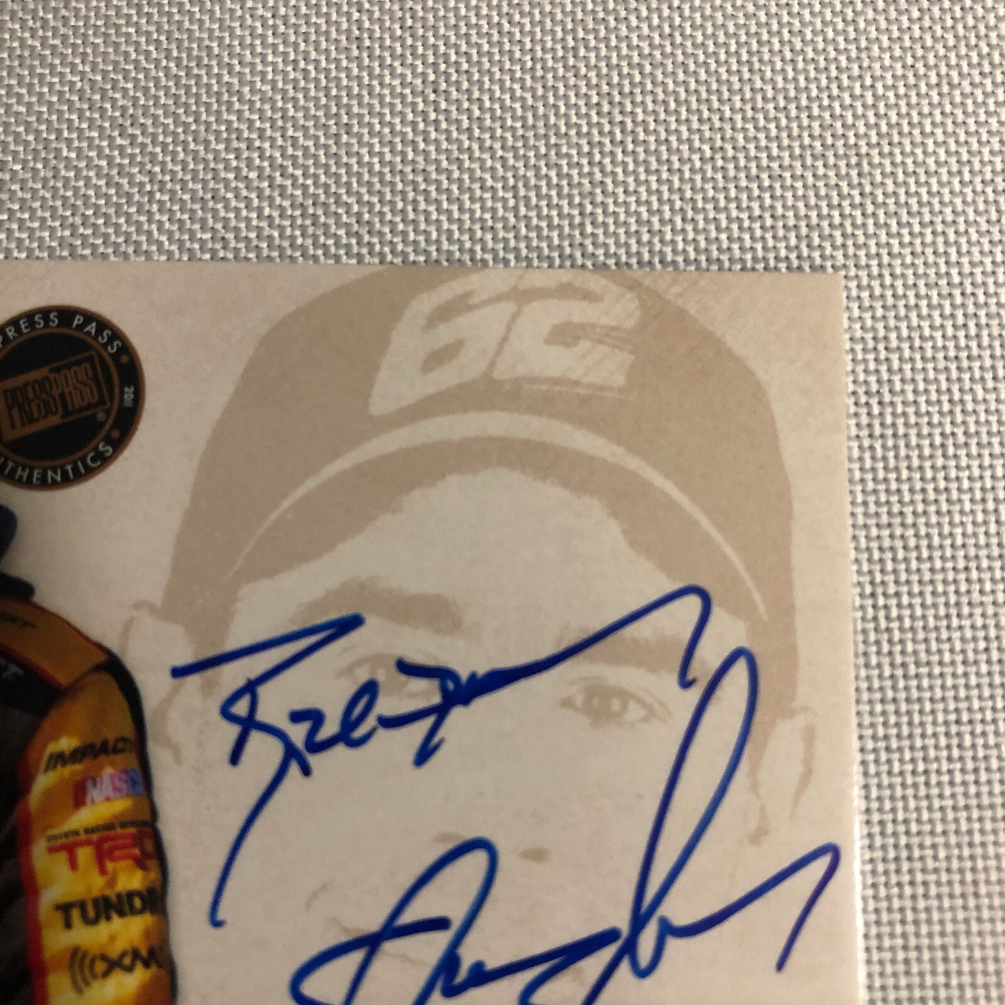 2011 Press Pass Fanfare Autograph Brendan Gaughan Signed Signature Auto NASCAR