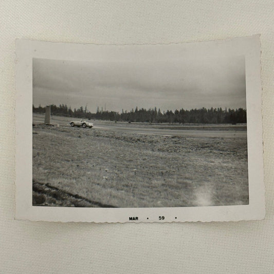 Vintage Porsche 550 Spyder Car Automobile Photo Photograph Snapshot Print 1959
