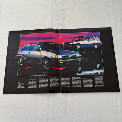 1983 Toyota Tercel Car Sales Brochure Catalog SR5 Wagon Liftback 4WD Vintage