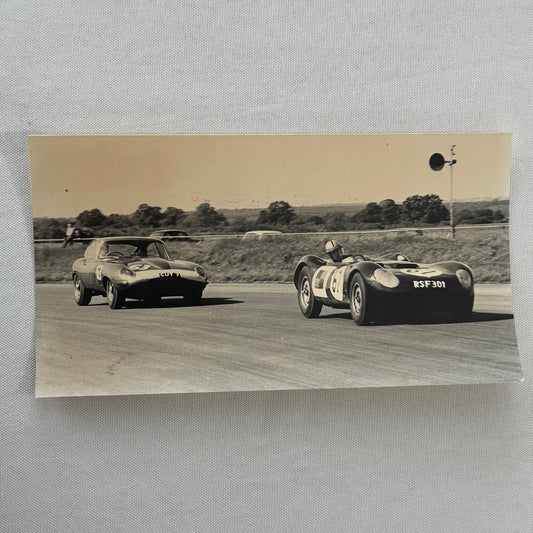 Vintage Racing Photo Photograph Print Motorsport Jaguar E Type EType E-Type