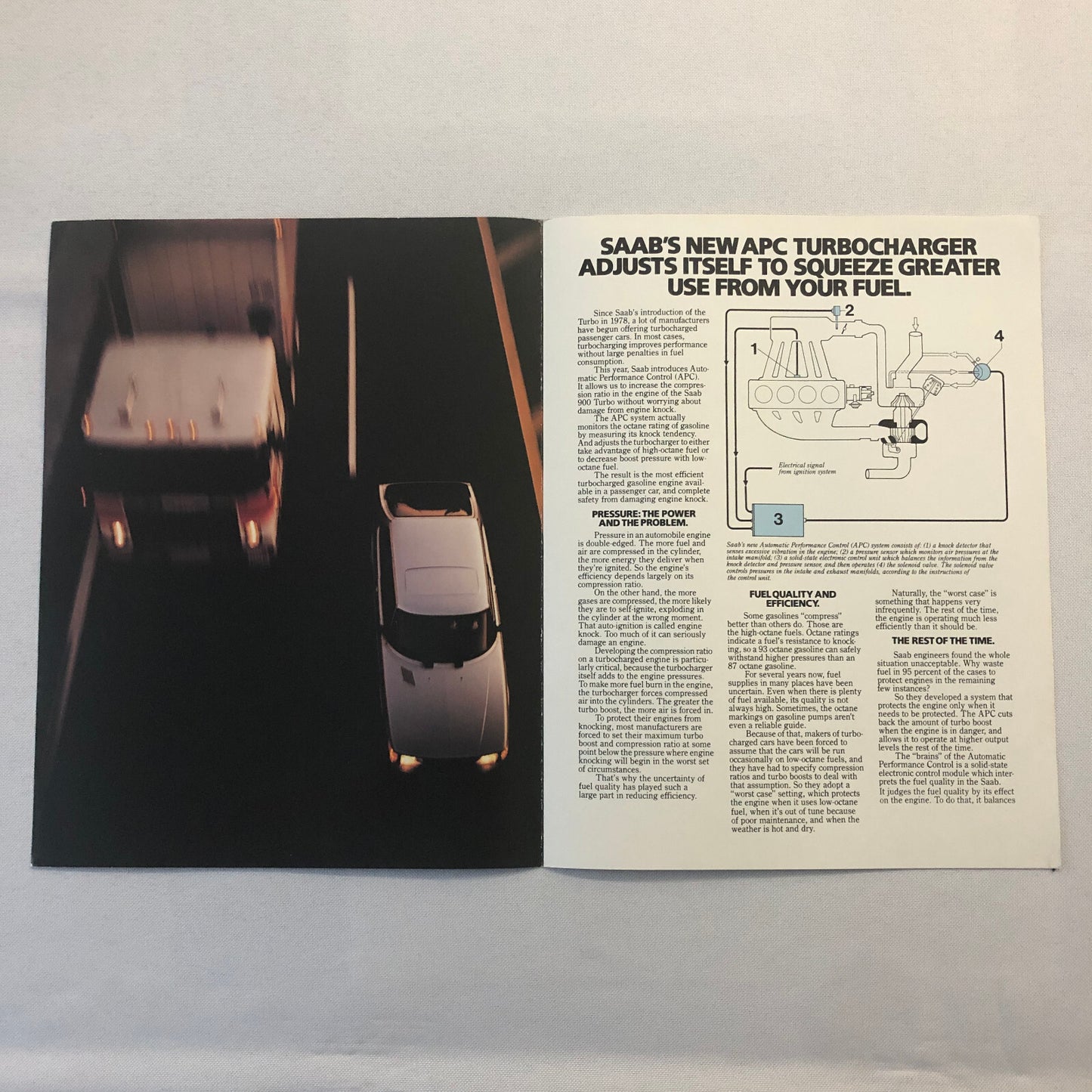 1982 Saab 900 Turbo Sales Brochure Catalog Advertising
