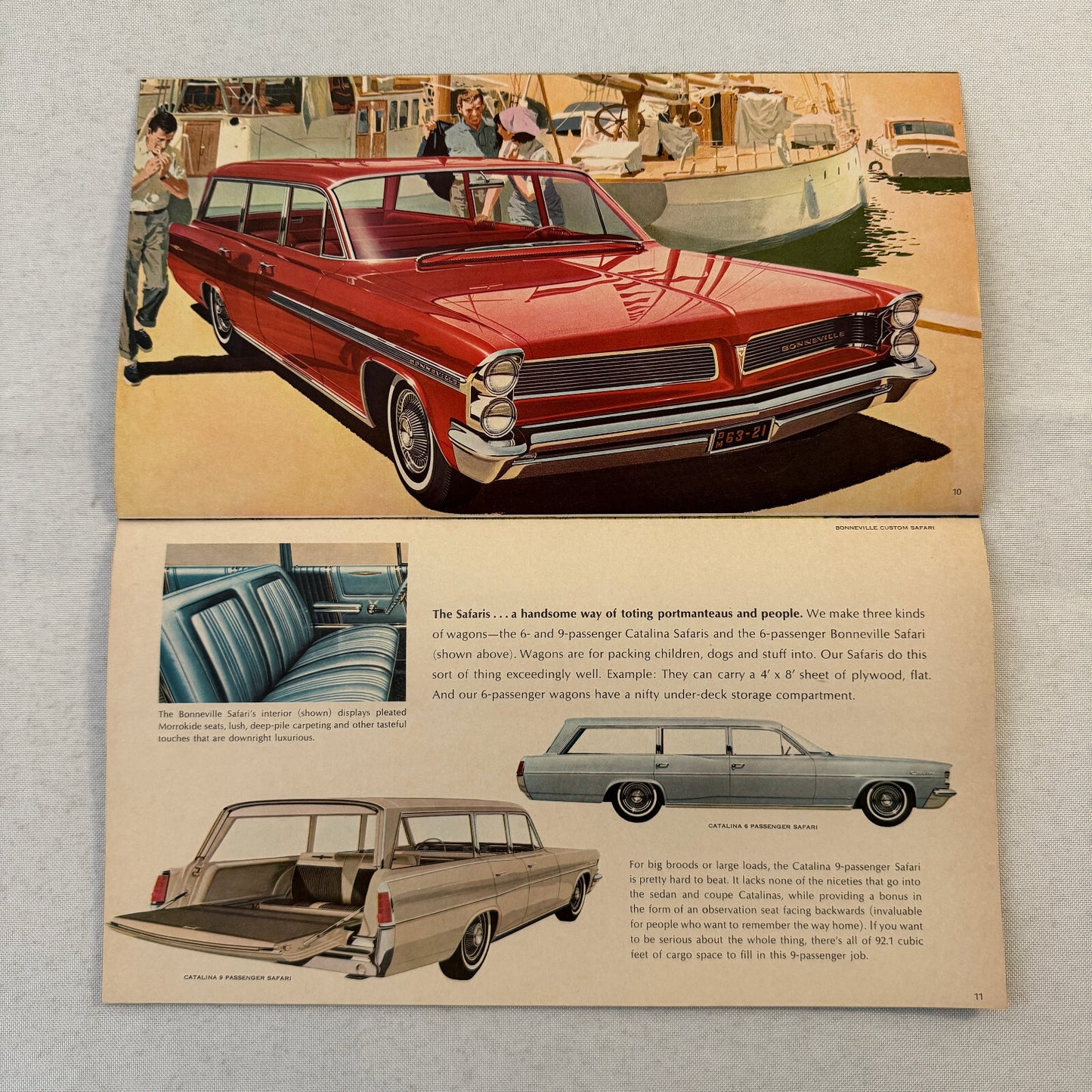 1963 Pontiac Sales Brochure Catalog Bonneville Star Chief Catalina Grand Prix