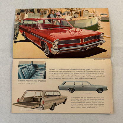 1963 Pontiac Sales Brochure Catalog Bonneville Star Chief Catalina Grand Prix