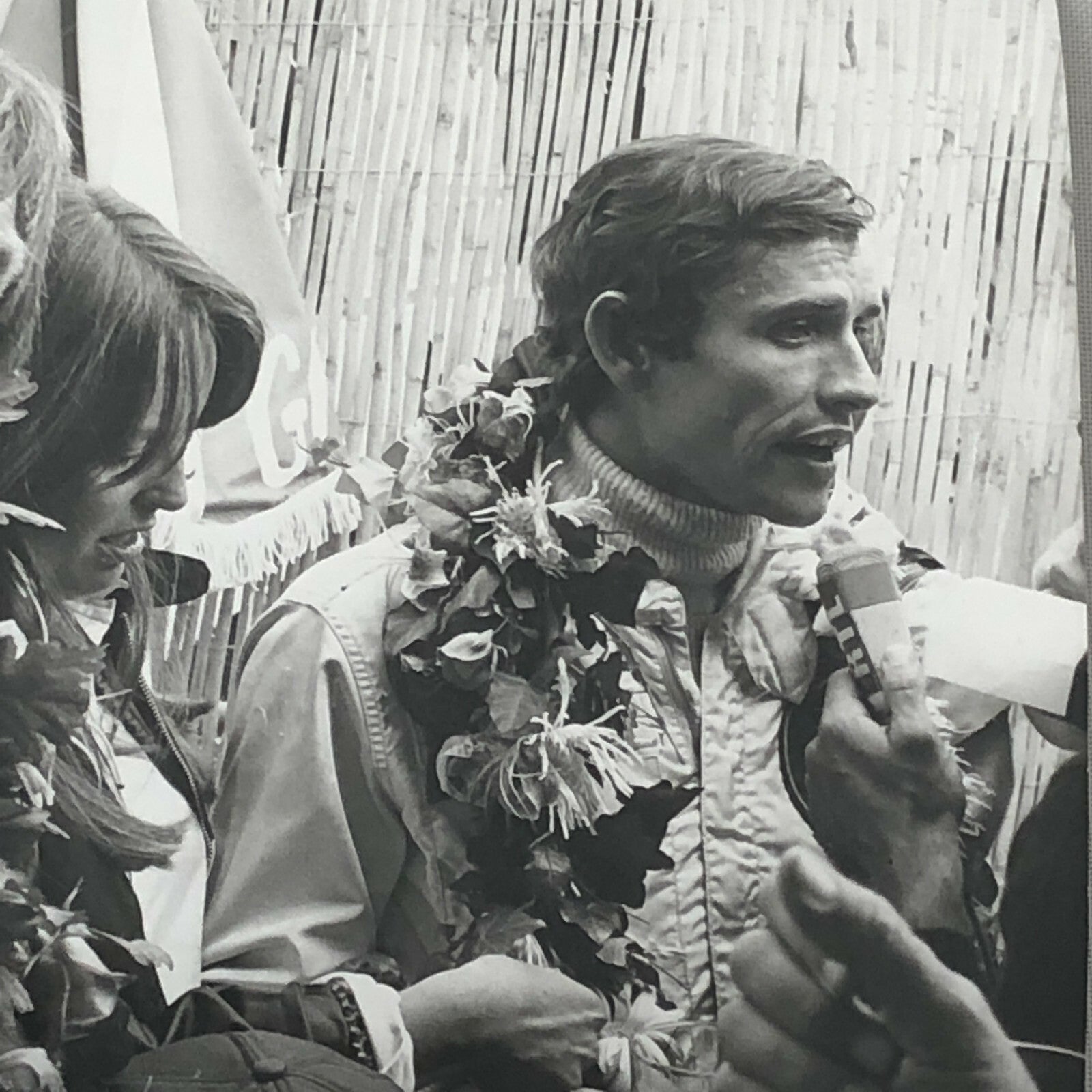 Vintage Racing Photo Photograph 1975 24 Hours of LeMans ? Jacky Ickx Derek Bell 