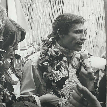 Vintage Racing Photo Photograph 1975 24 Hours of LeMans ? Jacky Ickx Derek Bell 