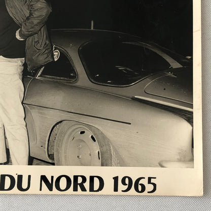 Vintage Renault Alpine Rally Racing Car Photo Photograph 1965 Routes du Nord 