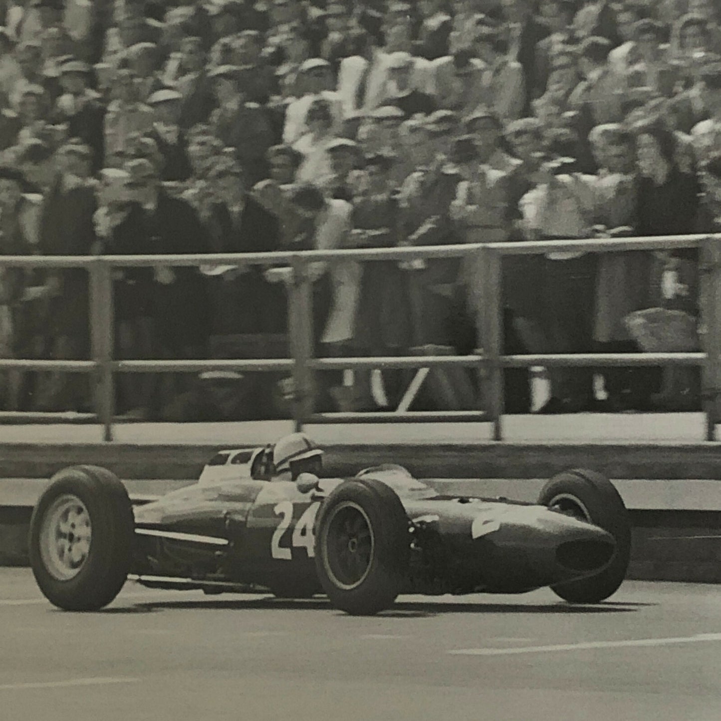 Vintage Racing Car Photo Photograph Print