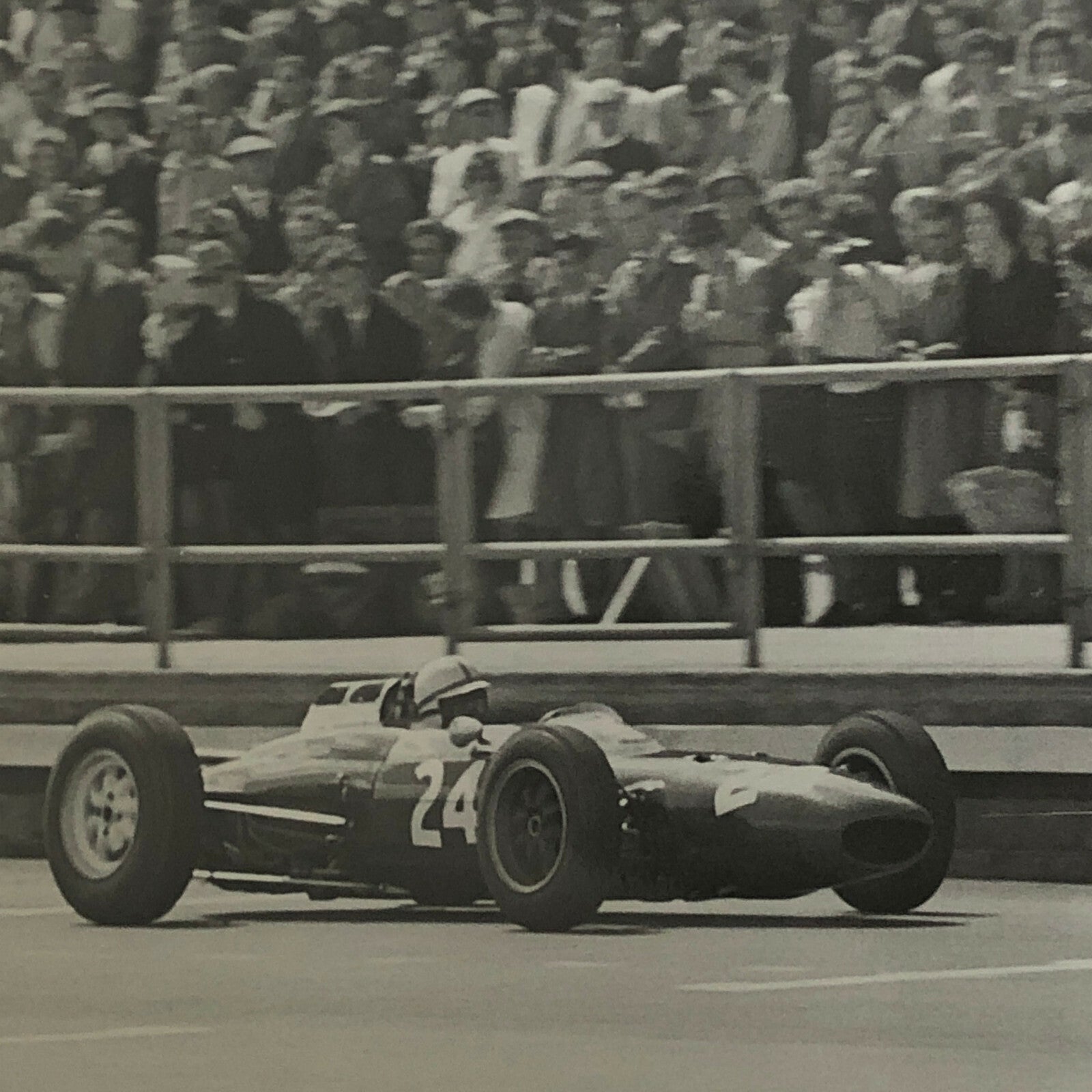 Vintage Racing Car Photo Photograph Print