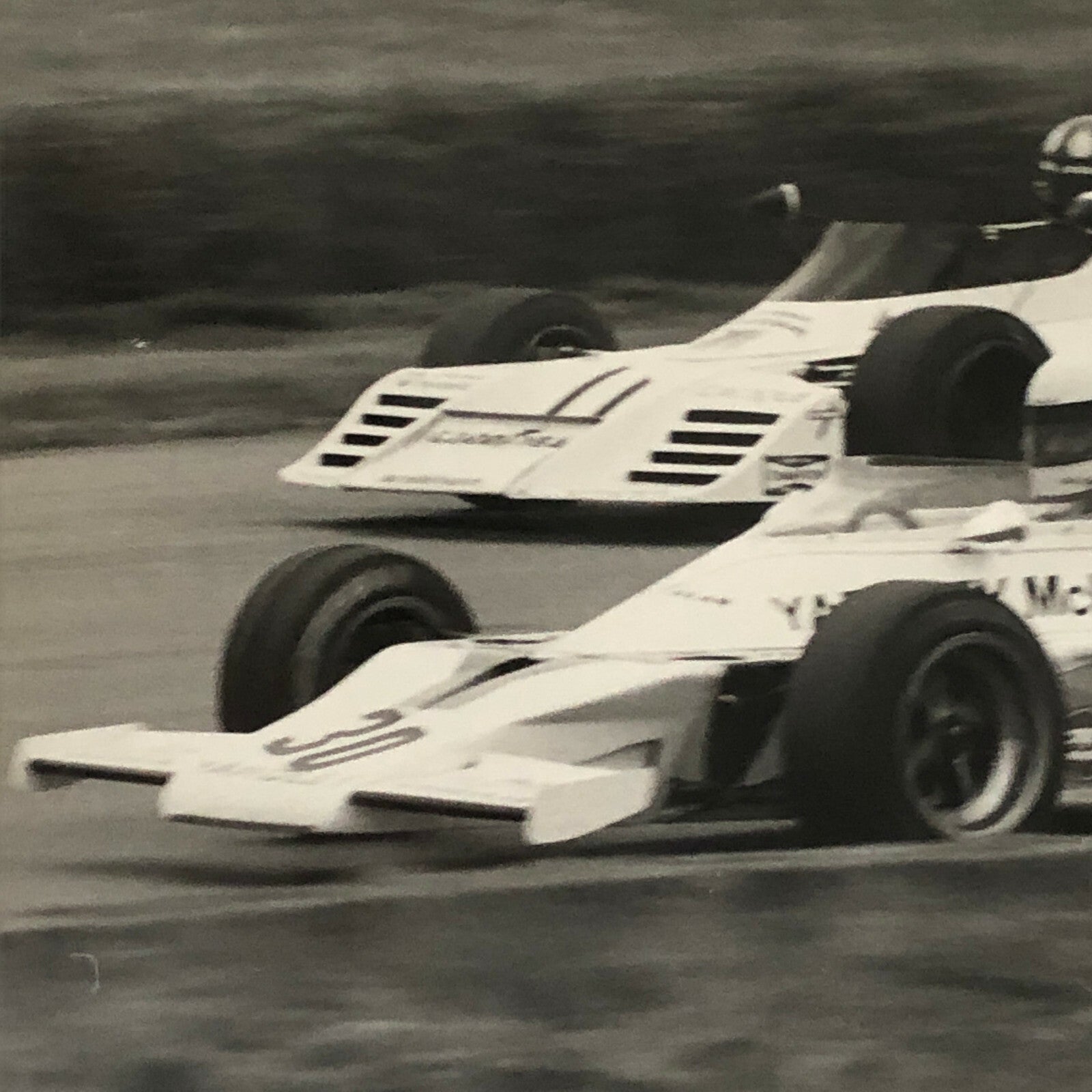Vintage Grand Prix Racing Photo Photograph - Jody Scheckter Yardley McLaren + 