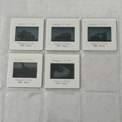 2000 Renault Kangaroo Press Kit with 35mm Photo Slides German Text European