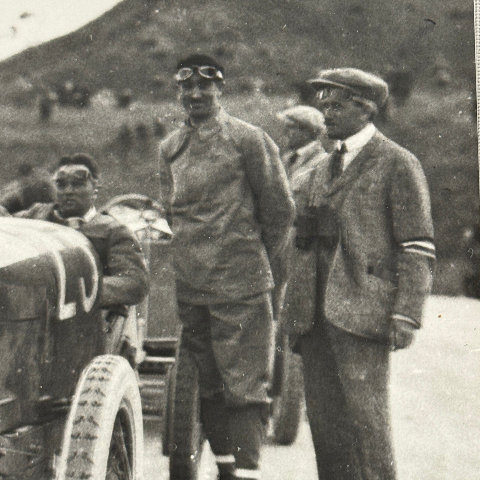 Vintage Benz Racing Photo Photograph Print Porsche Werkfoto Stamp Modern Print