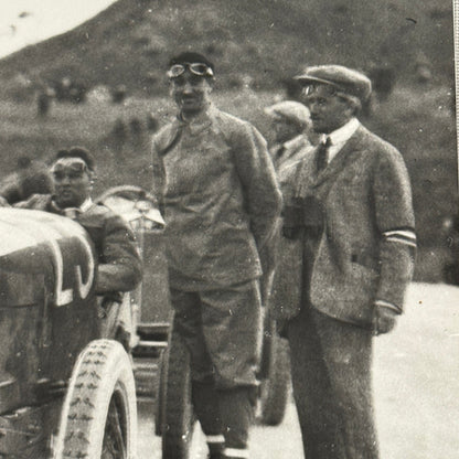 Vintage Benz Racing Photo Photograph Print Porsche Werkfoto Stamp Modern Print