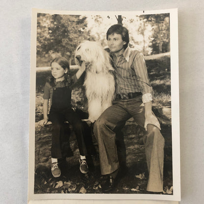 McDuff the Talking Dog 1976 NBC Television TV Press Photo Photograph Sheepdog
