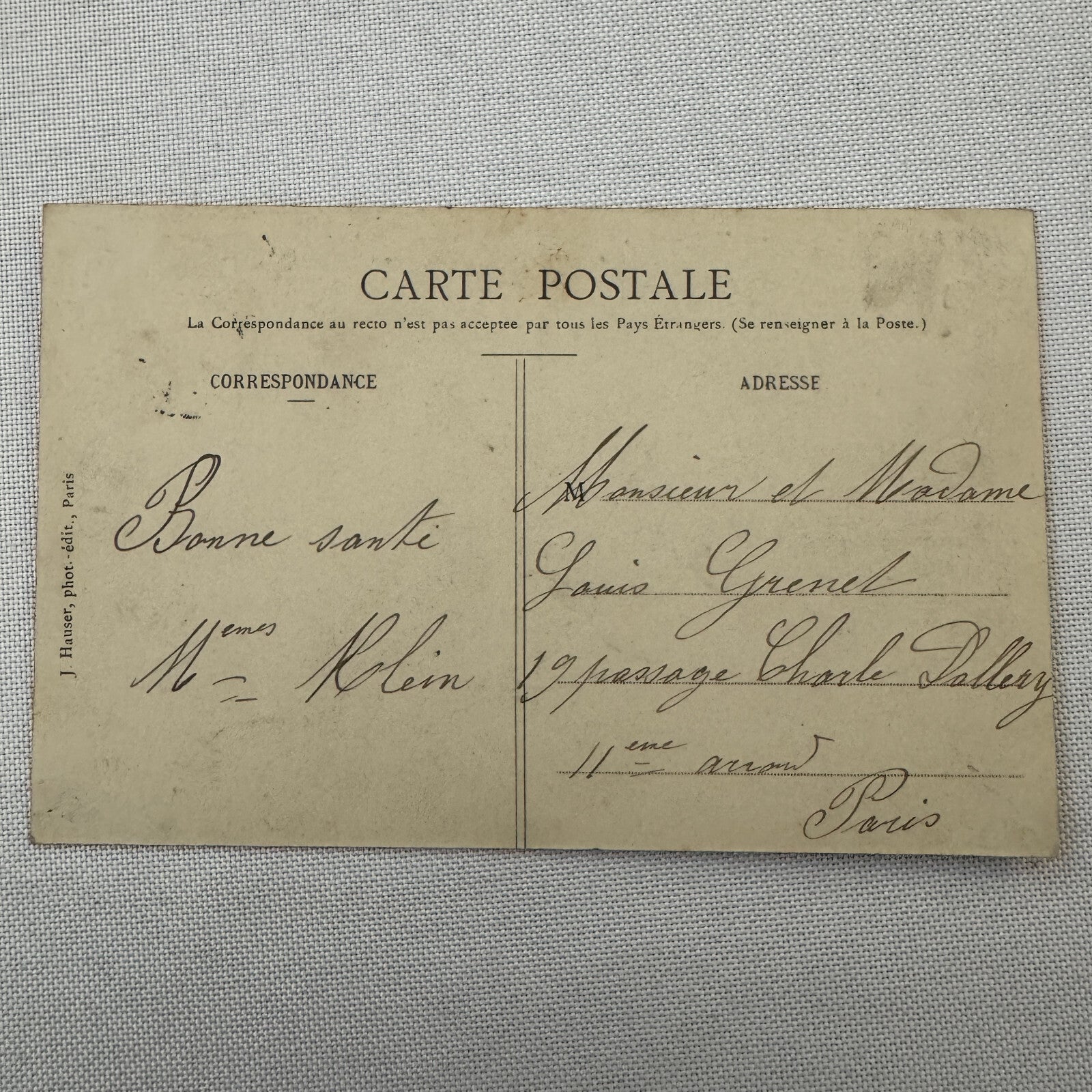 Vintage Military Airship Dirigible Zeppelin Patrie Postcard Post Card French