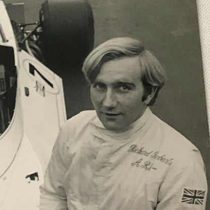 Vintage Brabham Racing BT 44 Car Press Photo Photograph Richard Robarts 