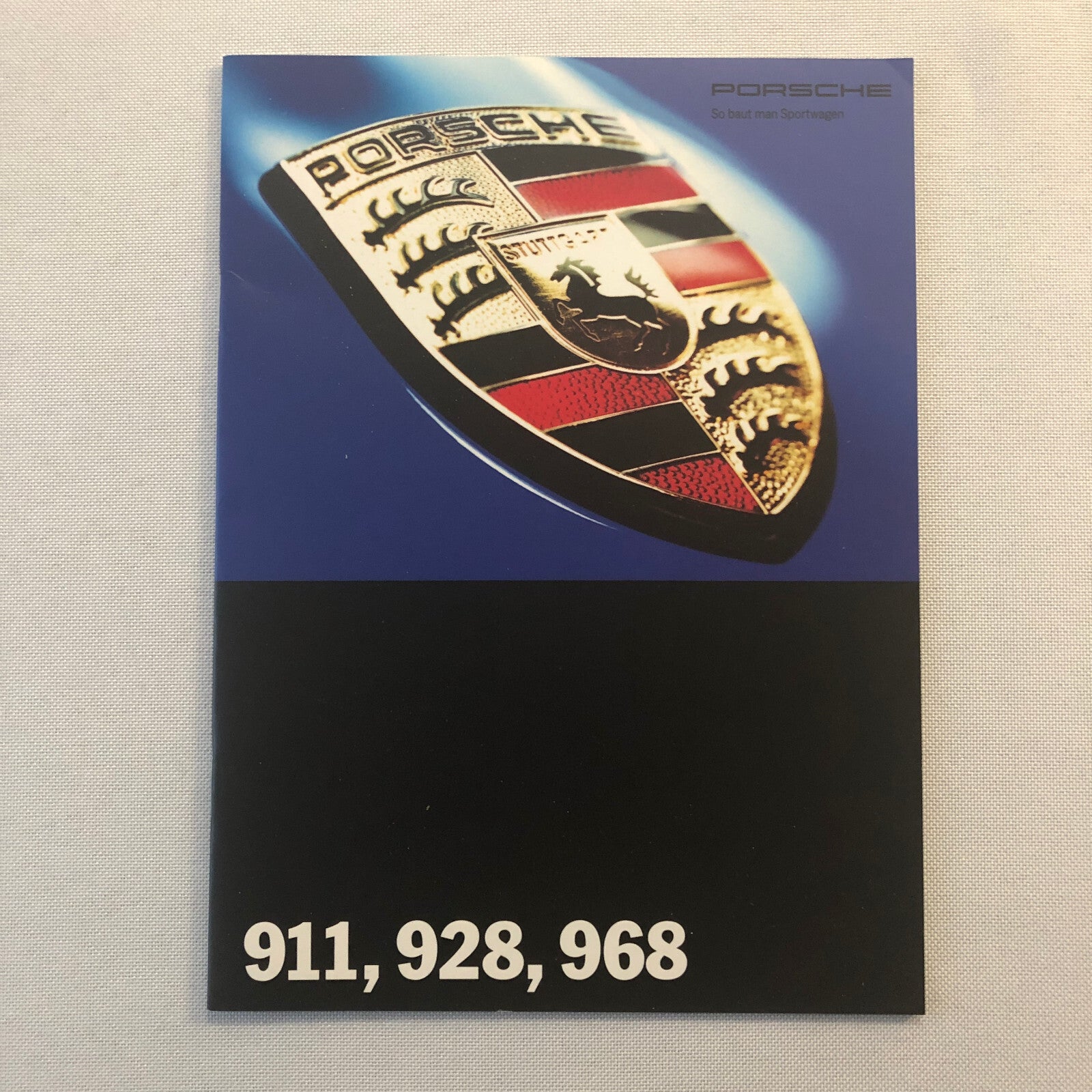 1993 1994 Porsche 911 928 968 Sales Brochure Catalog GERMAN Text