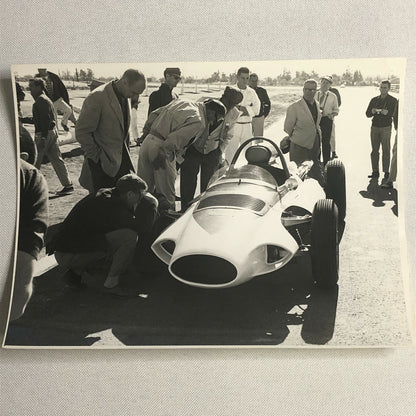 Vintage Racing Car Press Photo Photograph Print 