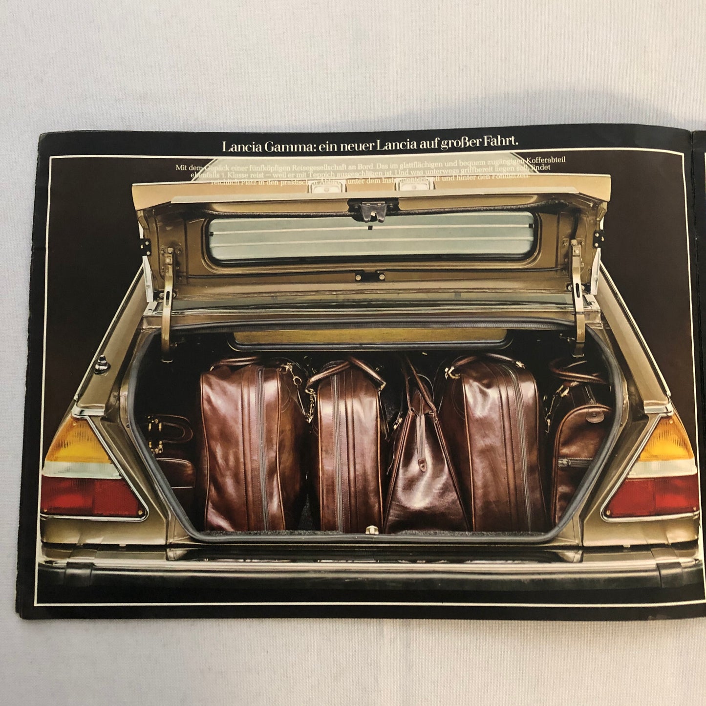 Lancia Gamma Berlina Car Sales Brochure Catalog GERMAN TEXT