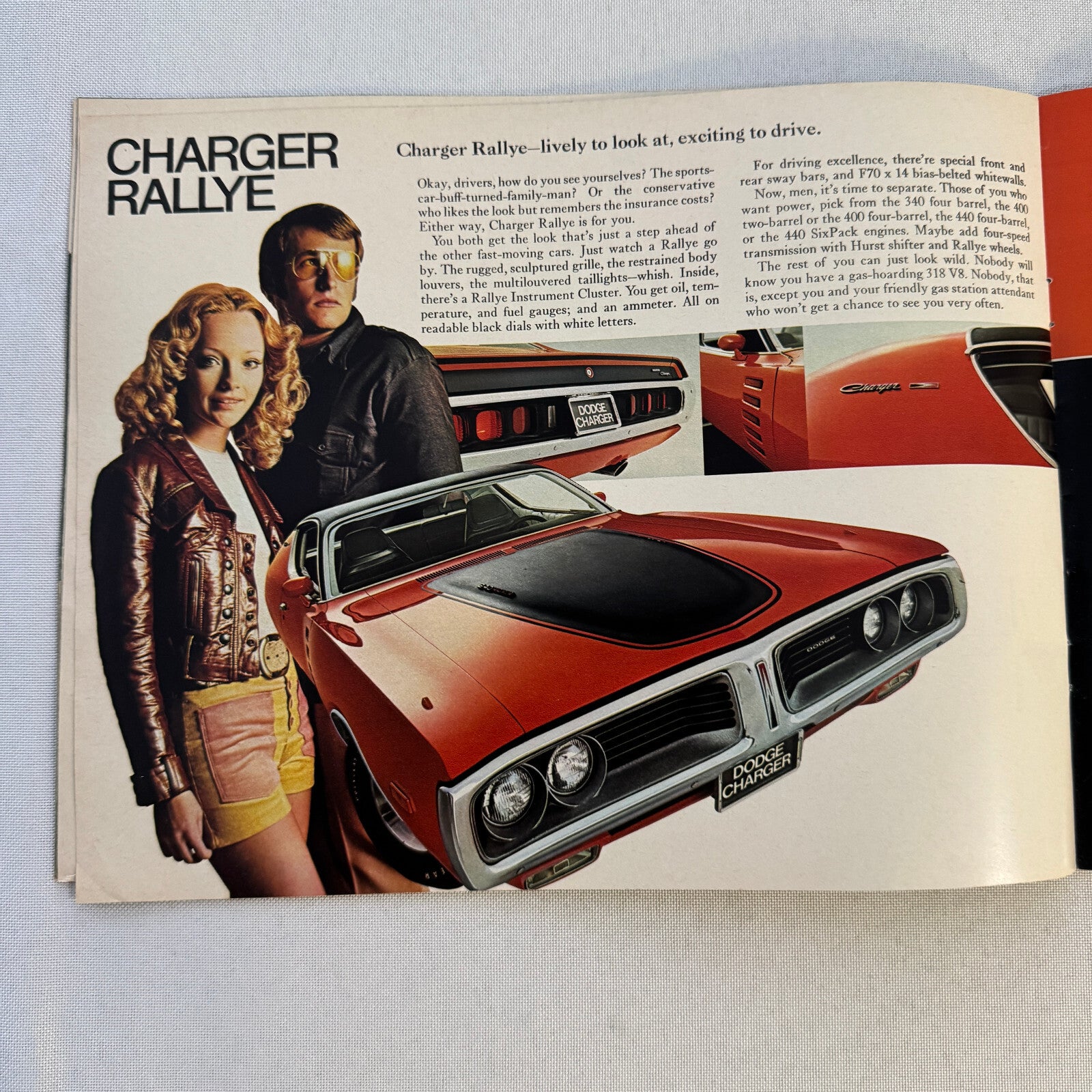 1972 Dodge Car Sales Brochure Catalog Dart Demon Challenger Coronet Charger +