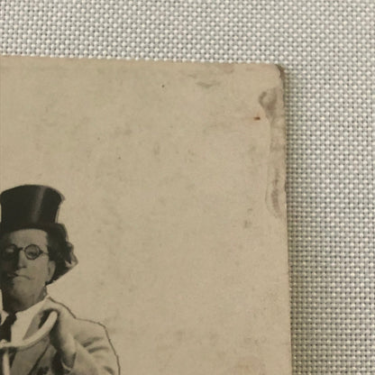 Circus Performer Vintage Photo Photograph Clown Bicycle